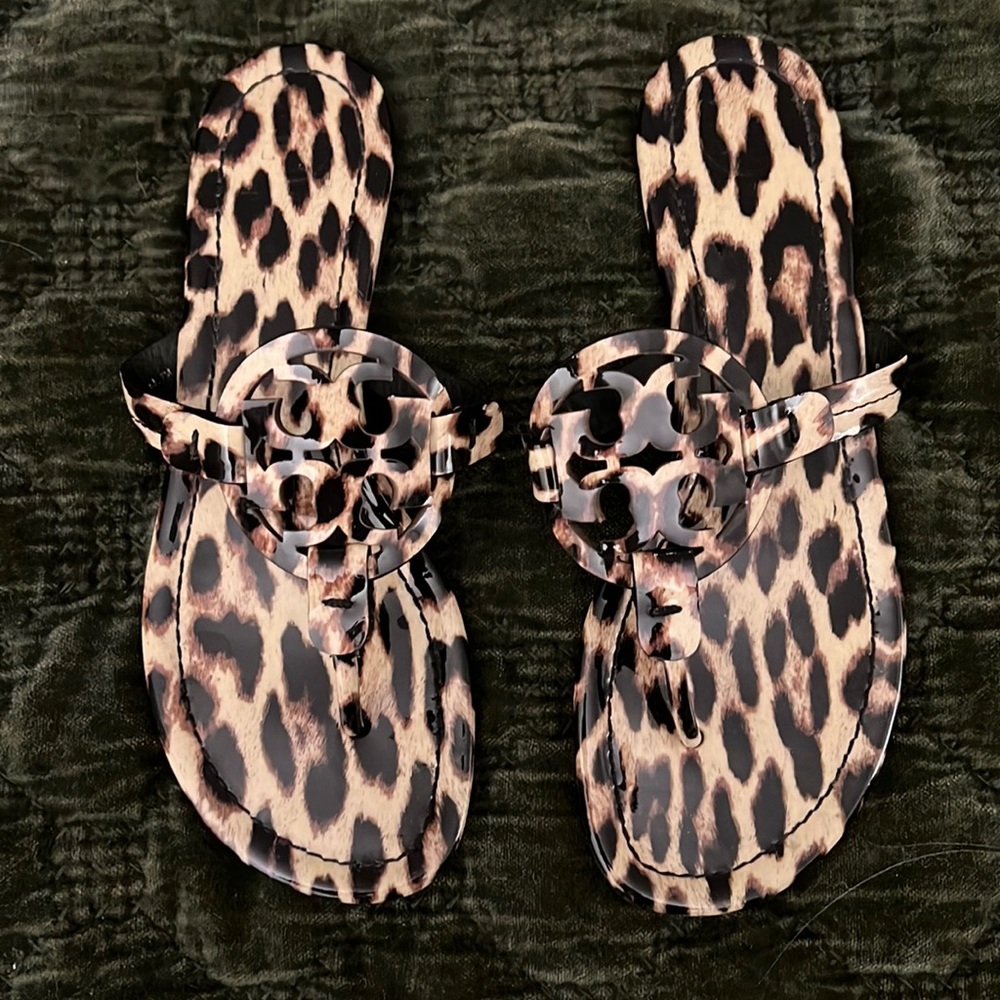 Leopard Tory Burch Miller Sandal